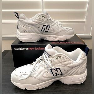 🆕 NEW BALANCE MX608WT Cross Trainer White Shoes Men’s 10 2E Wide